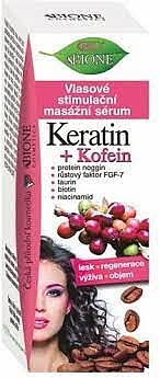 Vlasové stimulační prorůstové sérum KERATIN + KOFEIN