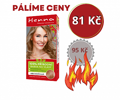 Barva na vlasy - OŘECHOVĚ PLAVÁ