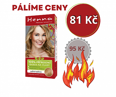 Barva na vlasy - SVĚTLÝ KAŠTAN