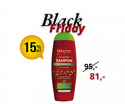 Jemný bylinný šampon z Henny