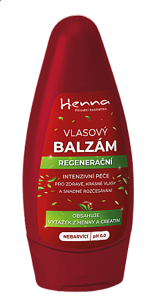 Balzám na vlasy z henny