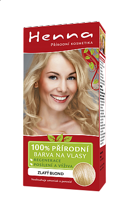 Barva na vlasy - ZLATÝ BLOND