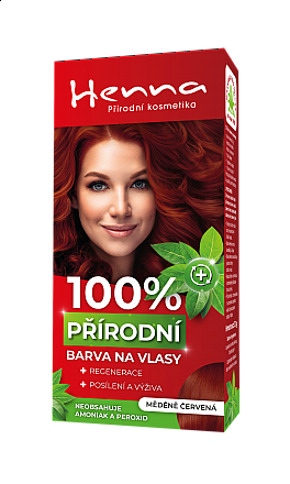 Barva na vlasy - MĚDĚNĚ ČERVENÁ