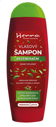 Jemný bylinný šampon z Henny