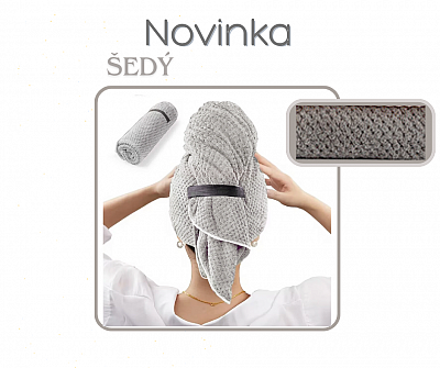 Quick drying hair towel