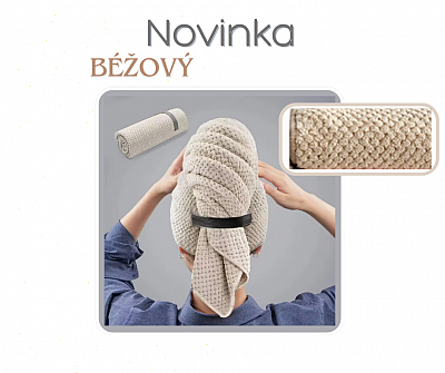 Quick drying hair towel
