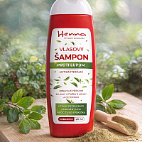 Bylinný šampon proti lupům z Henny