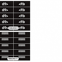 Šablona na dočasné tetování Hennou