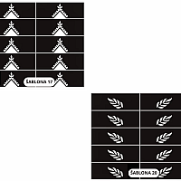 Šablona na dočasné tetování Hennou